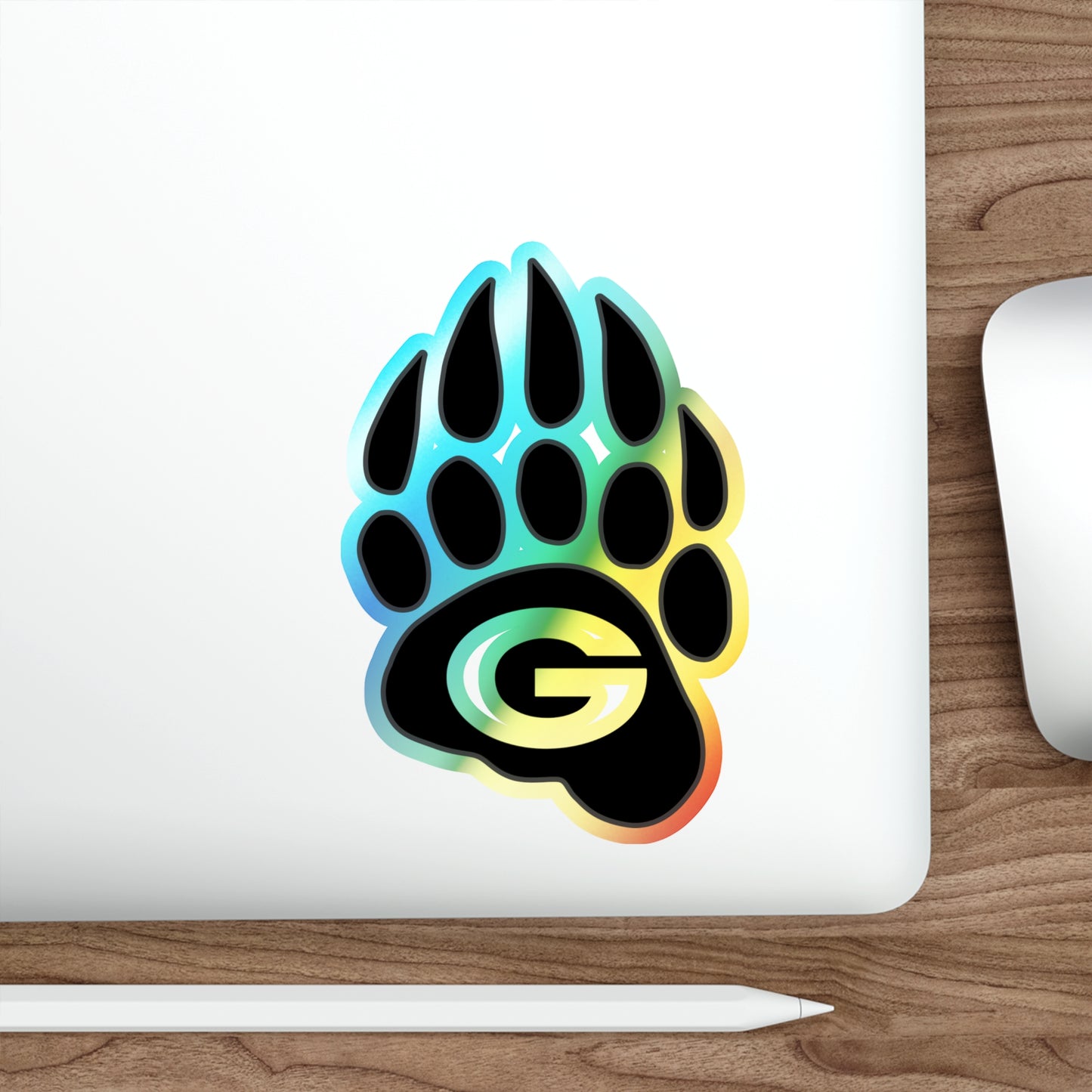 GRIZZLIES HOLOGRAPHIC VINYL DIE CUT STICKERS