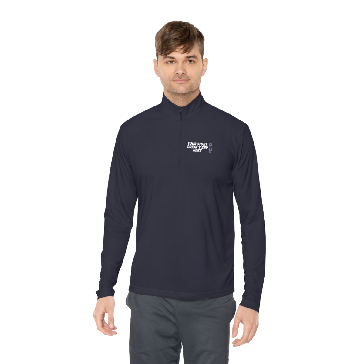 YOU MATTER UNISEX 1/4 ZIP PULLOVER
