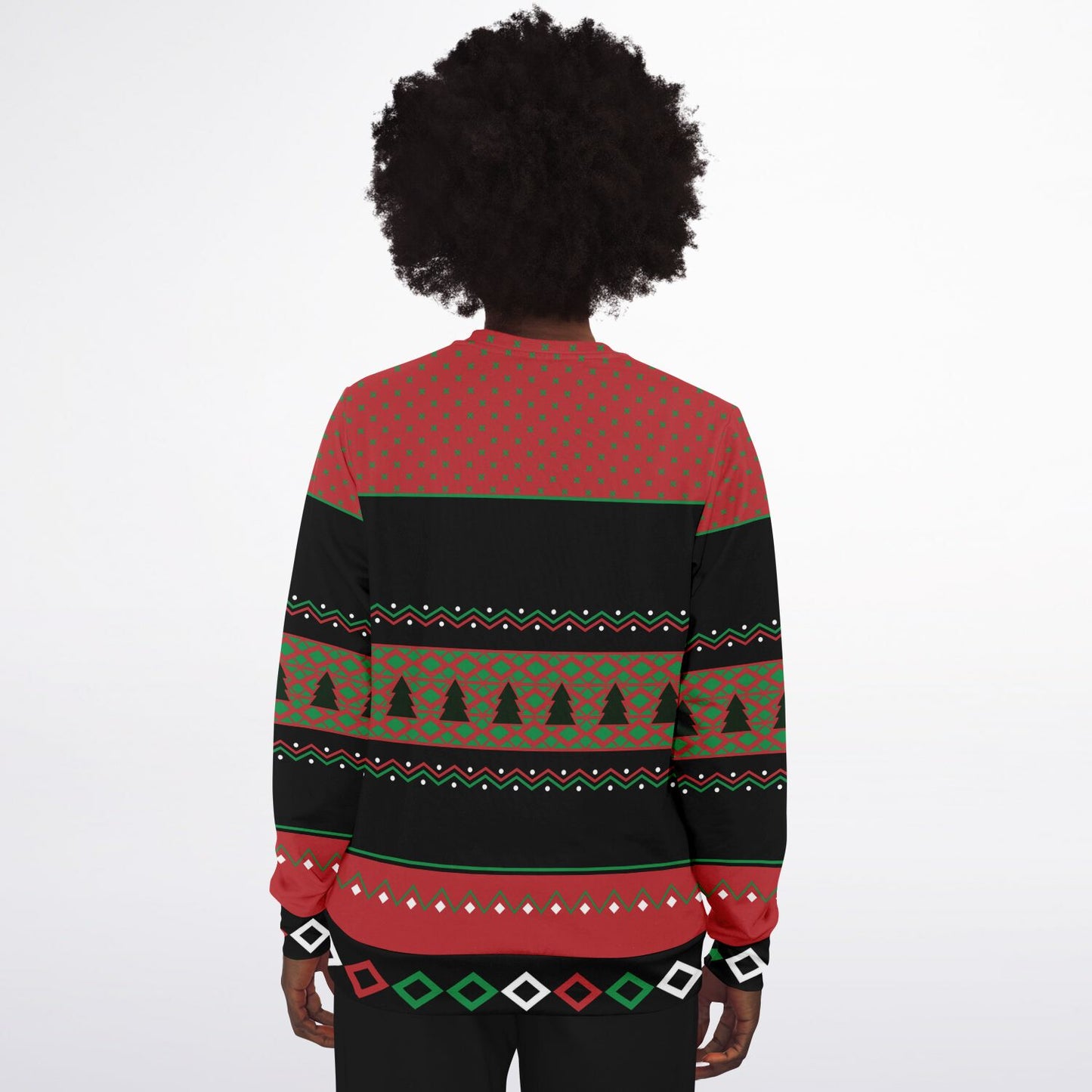 White and Red Christmas Sweatshirt