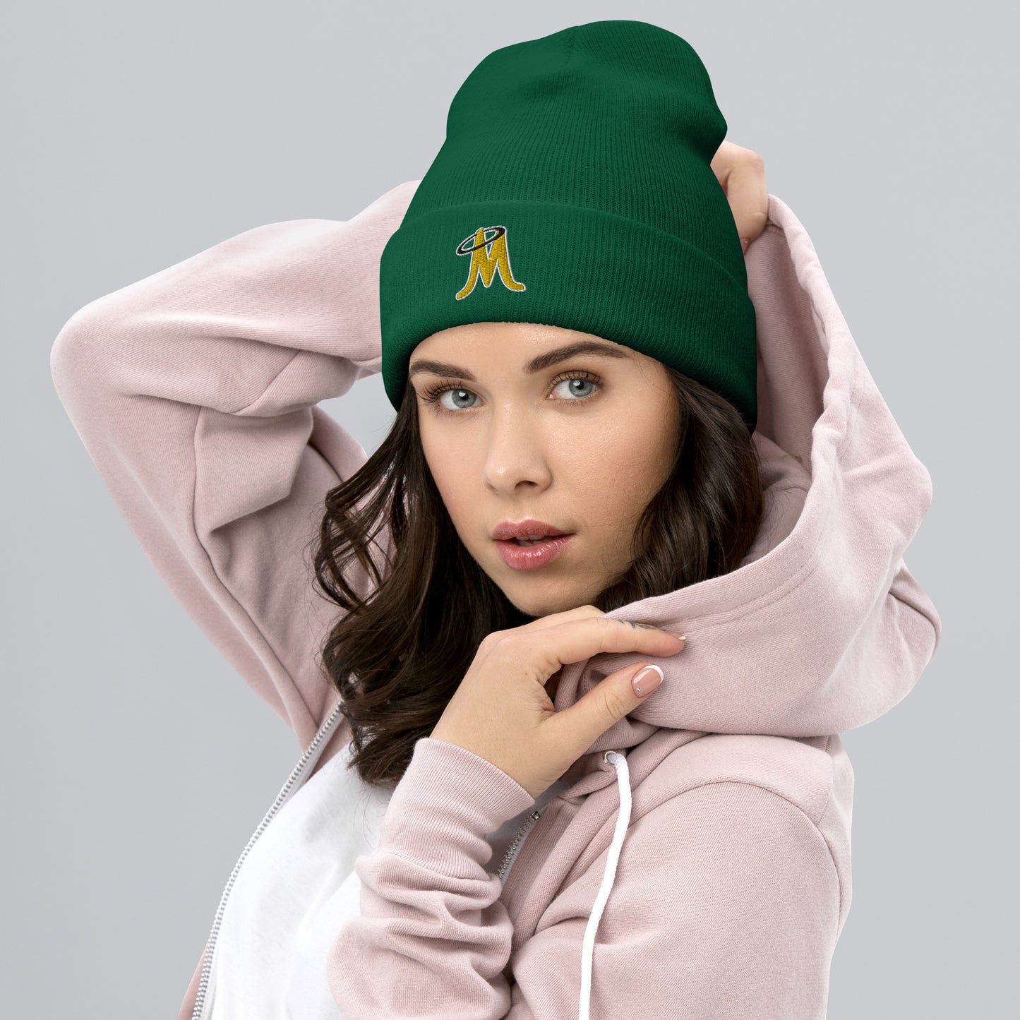 MINERS EMBROIDERED CUFFED BEANIE