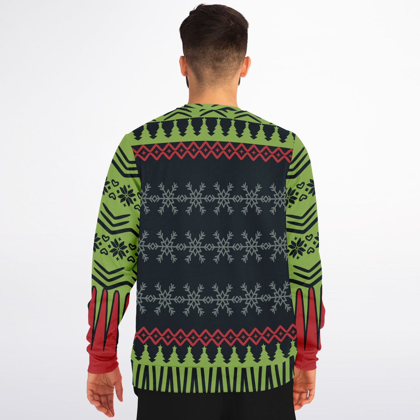 Lit AF Christmas Tree Christmas Sweatshirt