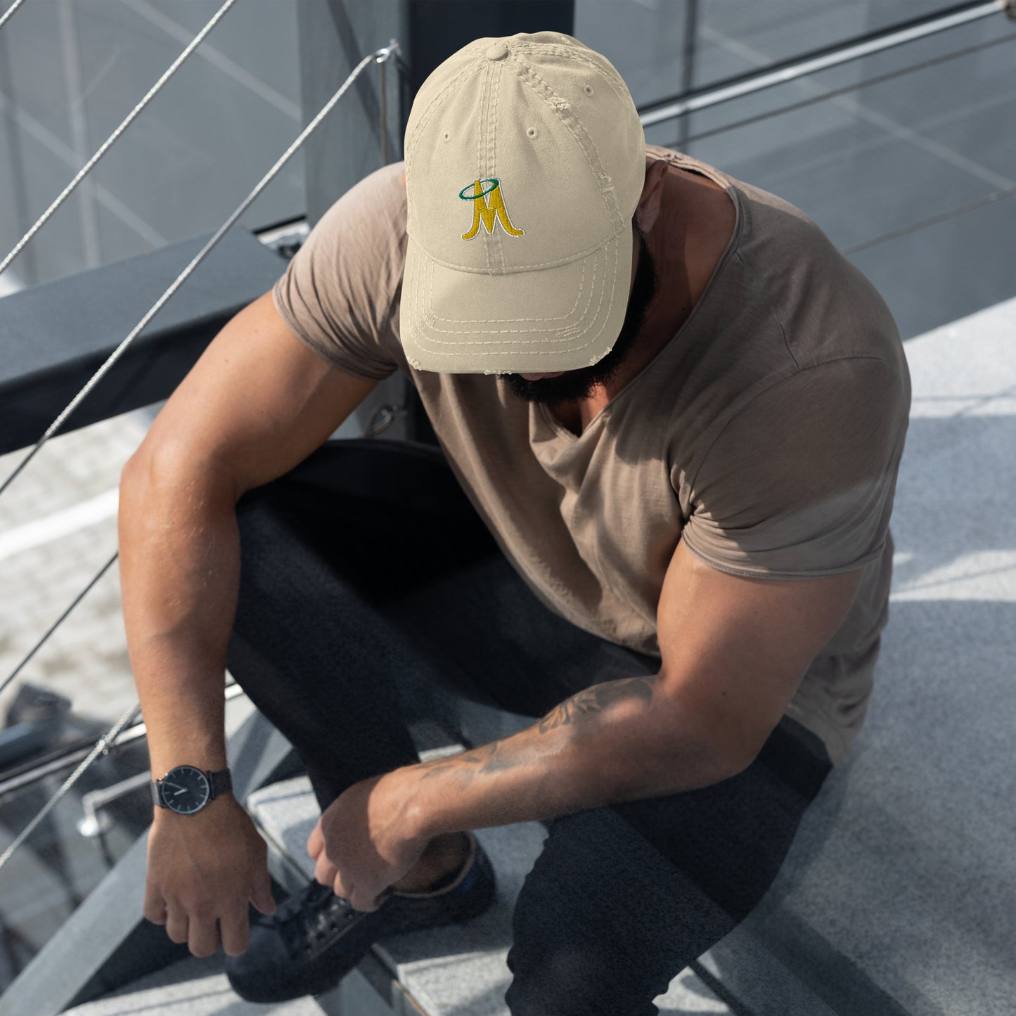 MINERS DISTRESSED DAD HAT