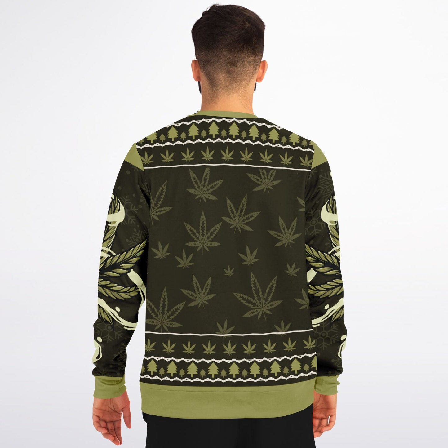 Merrijuana Christmas Weed Christmas Sweatshirt