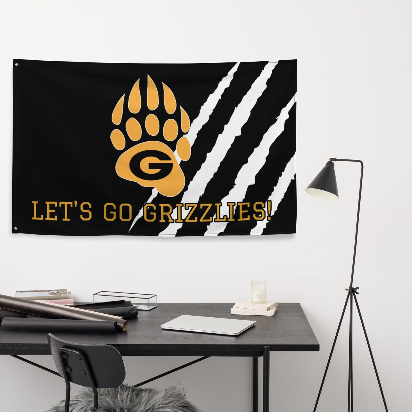 10U Grizzlies Single Sided Flag