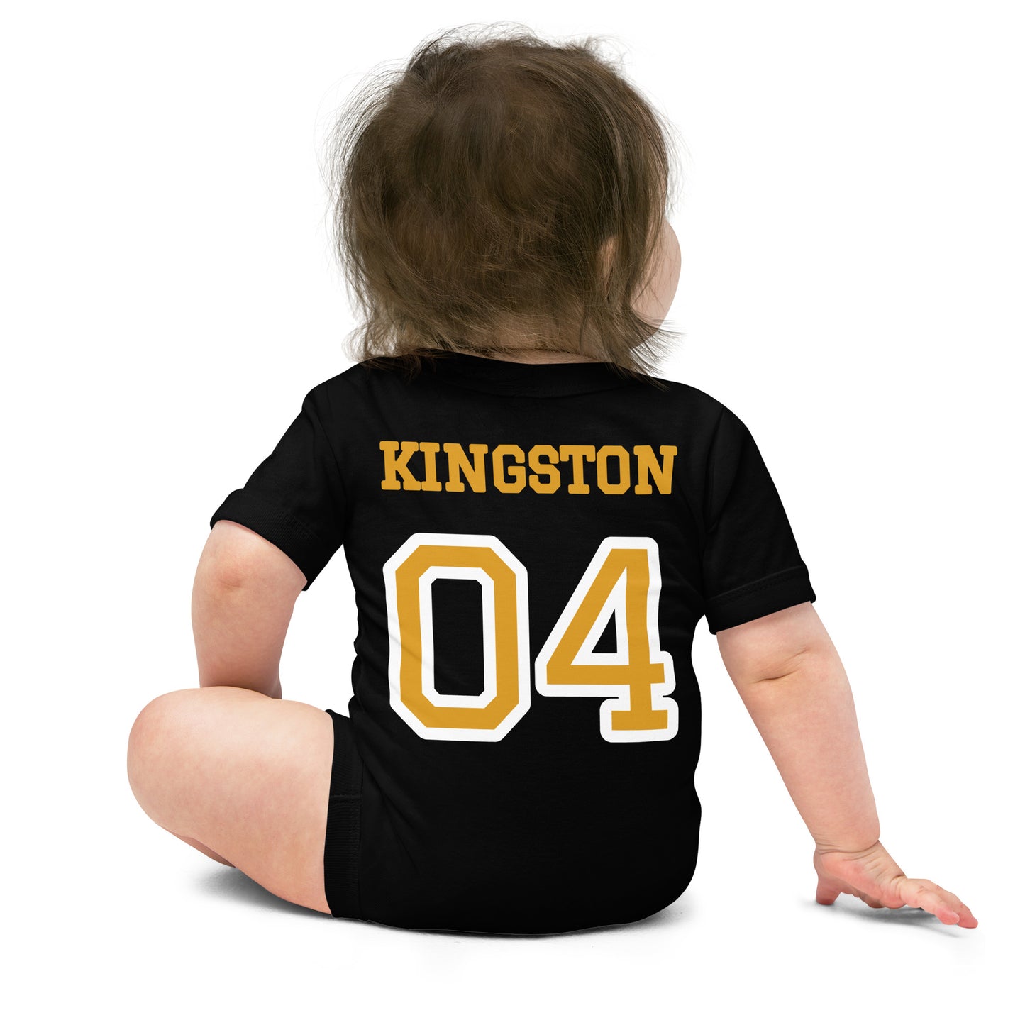 Custom 10U Grizzlies Baby Short Sleeve One Piece