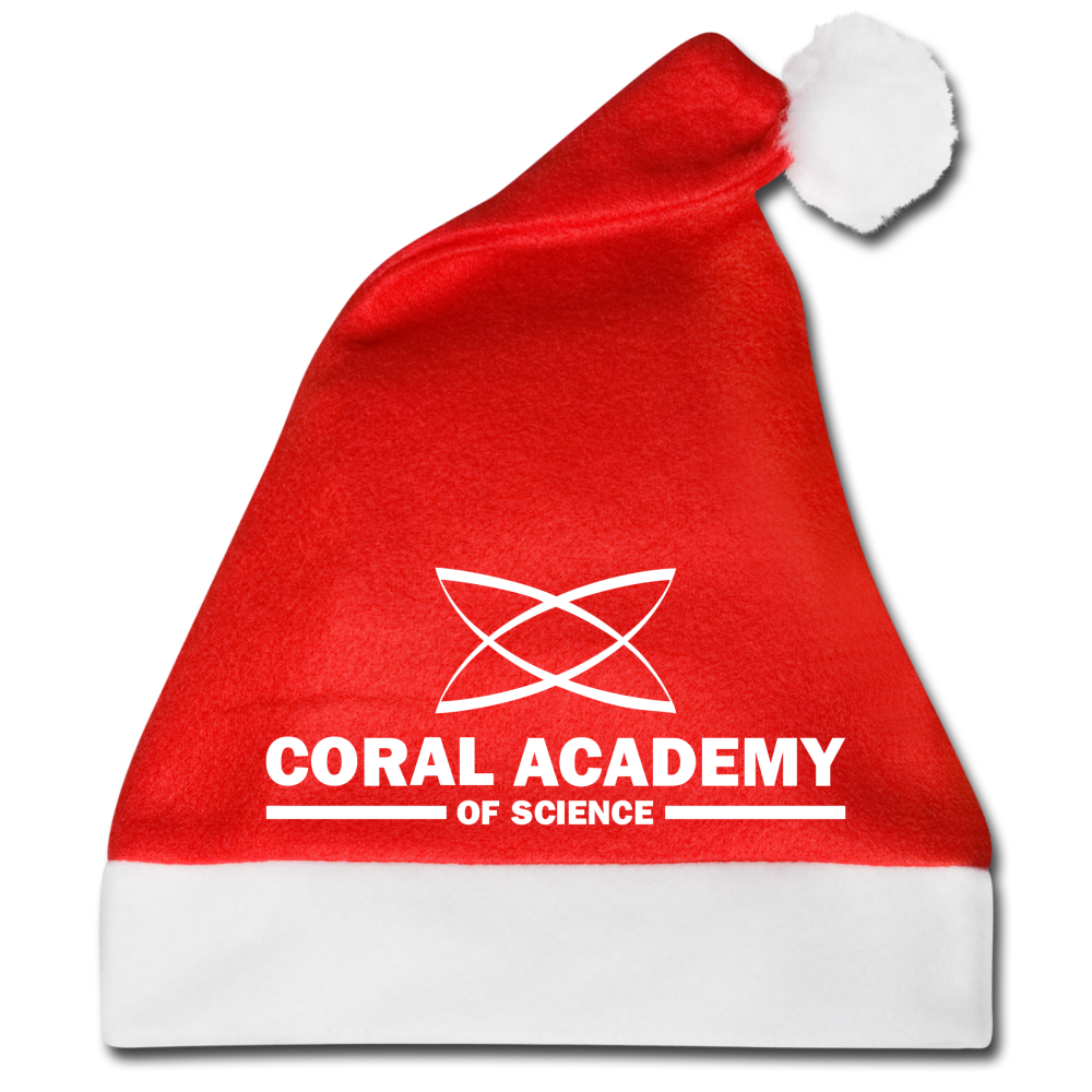 Coral Academy Santa Hat - red