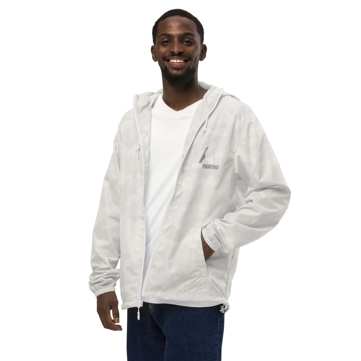 A Crew Painting Unisex Lightweight Zip Up Windbreaker