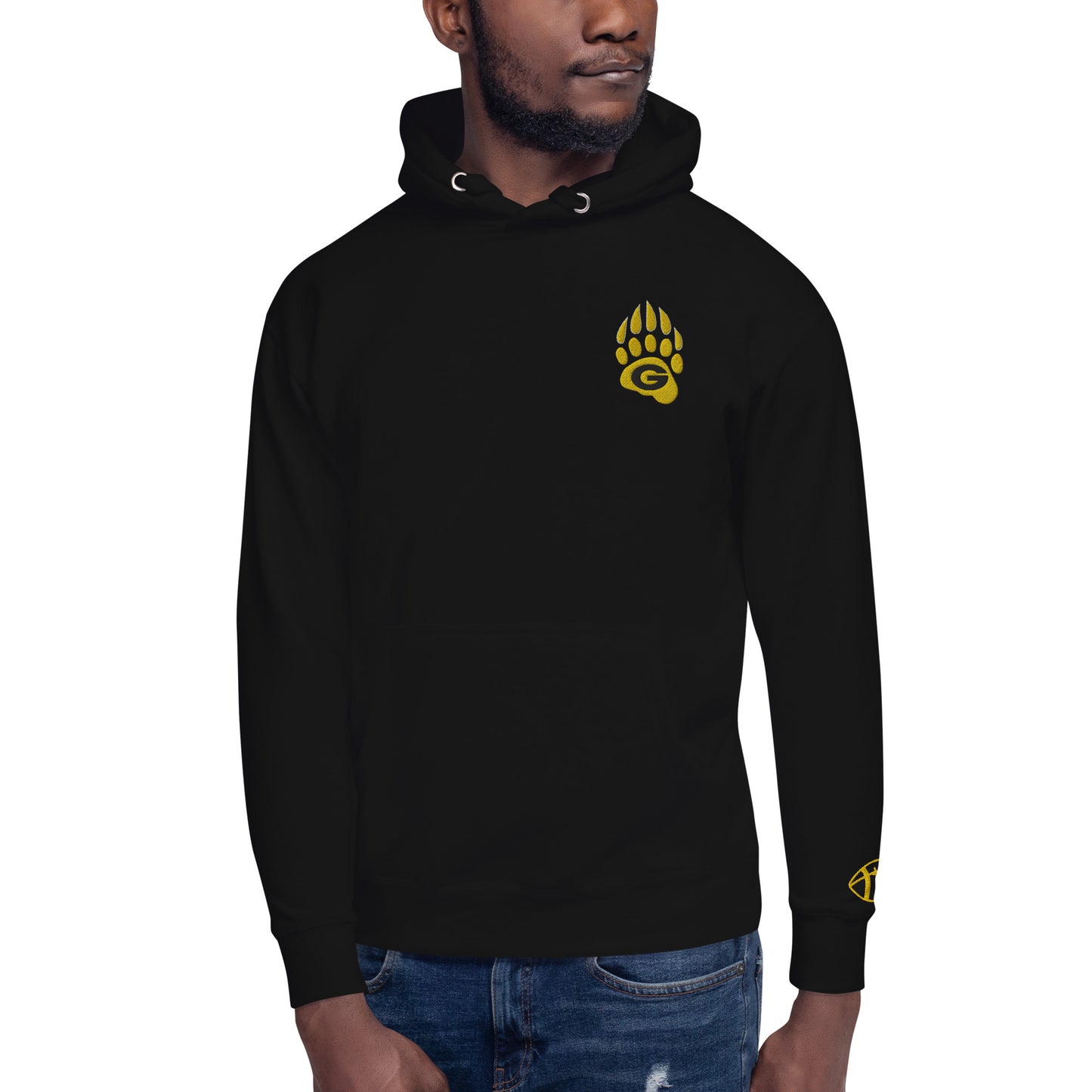 Custom 10U Grizzlies Embroidered and Screen Printed Unisex Hoodie