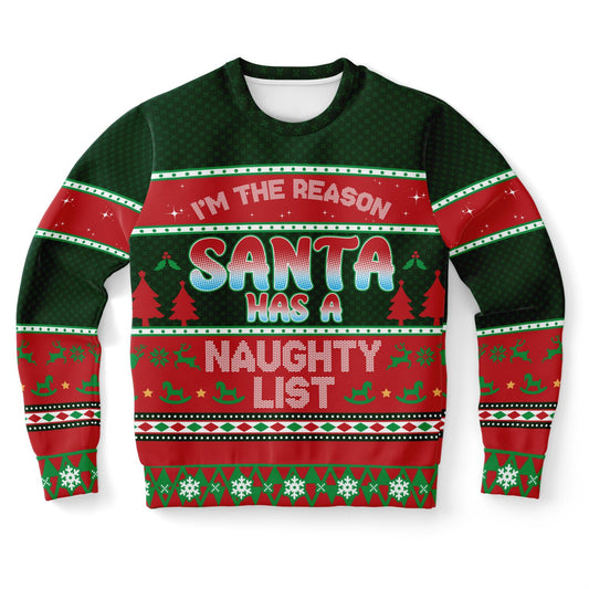 Naughty List Christmas Sweatshirt