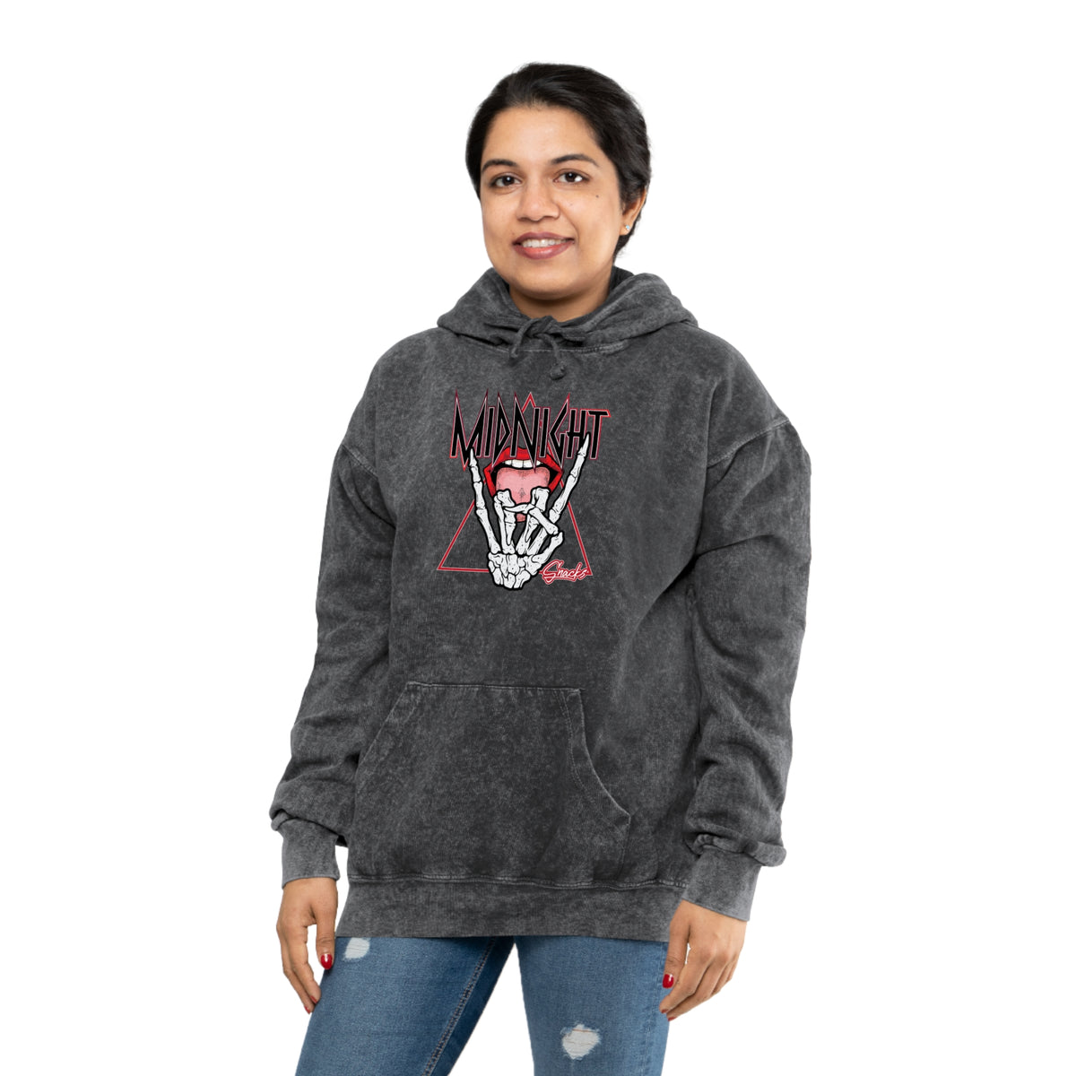 MIDNIGHT SNACKS UNISEX BAND HOODIE
