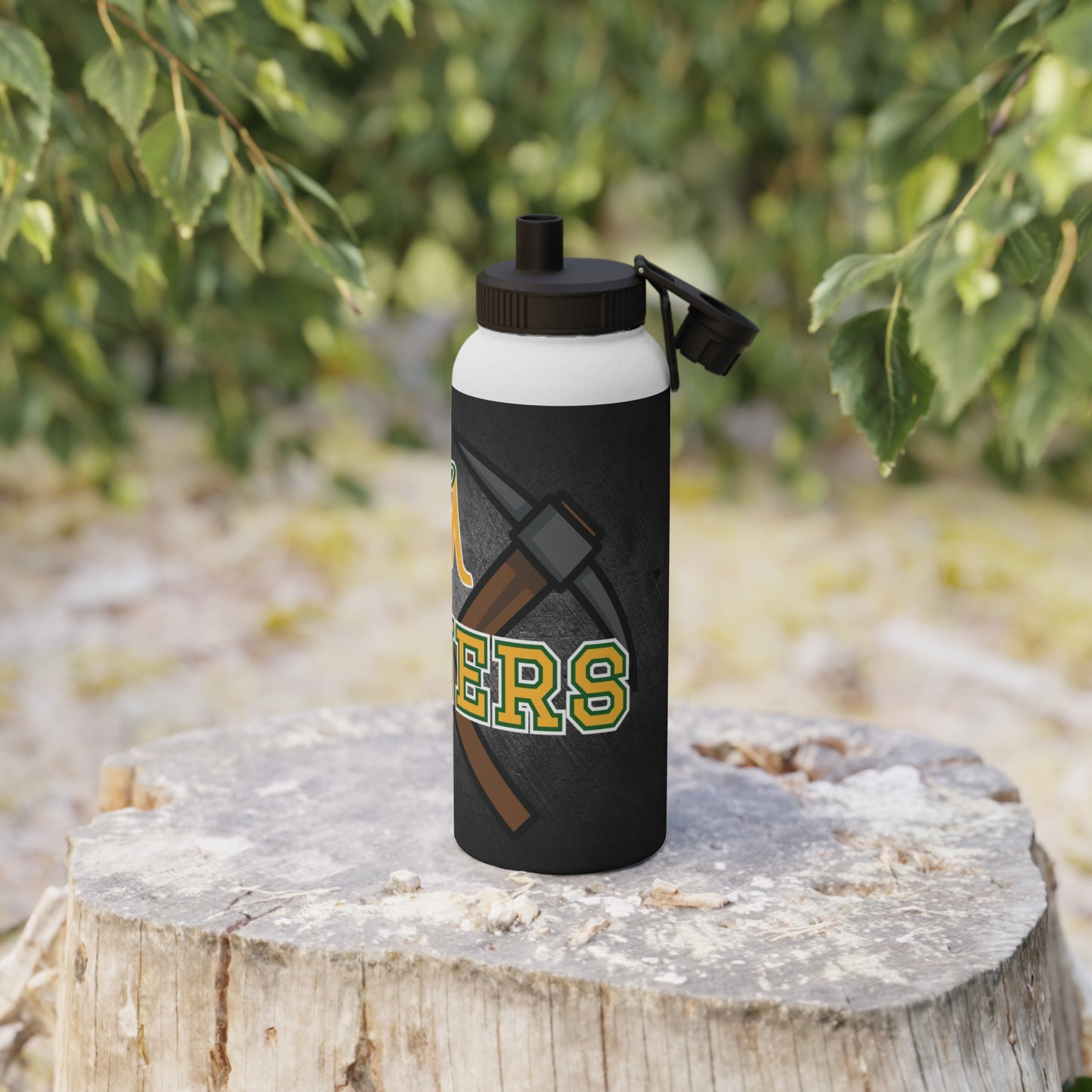 MINERS STAINLESS STEEL WATER BOTTLE