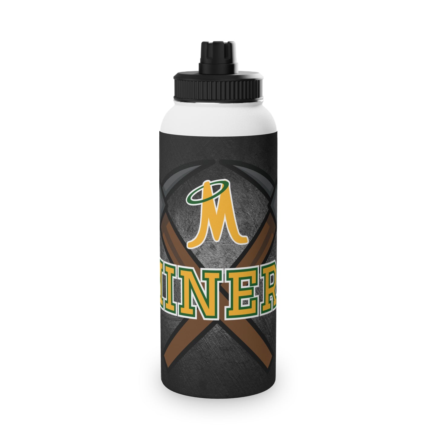 MINERS STAINLESS STEEL WATER BOTTLE