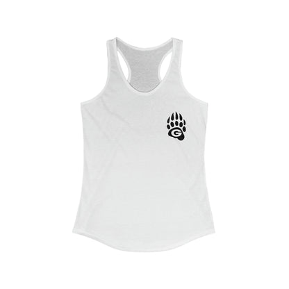 GRIZZLIES BLACKOUT IDEAL WOMENS RACERBACK TANK