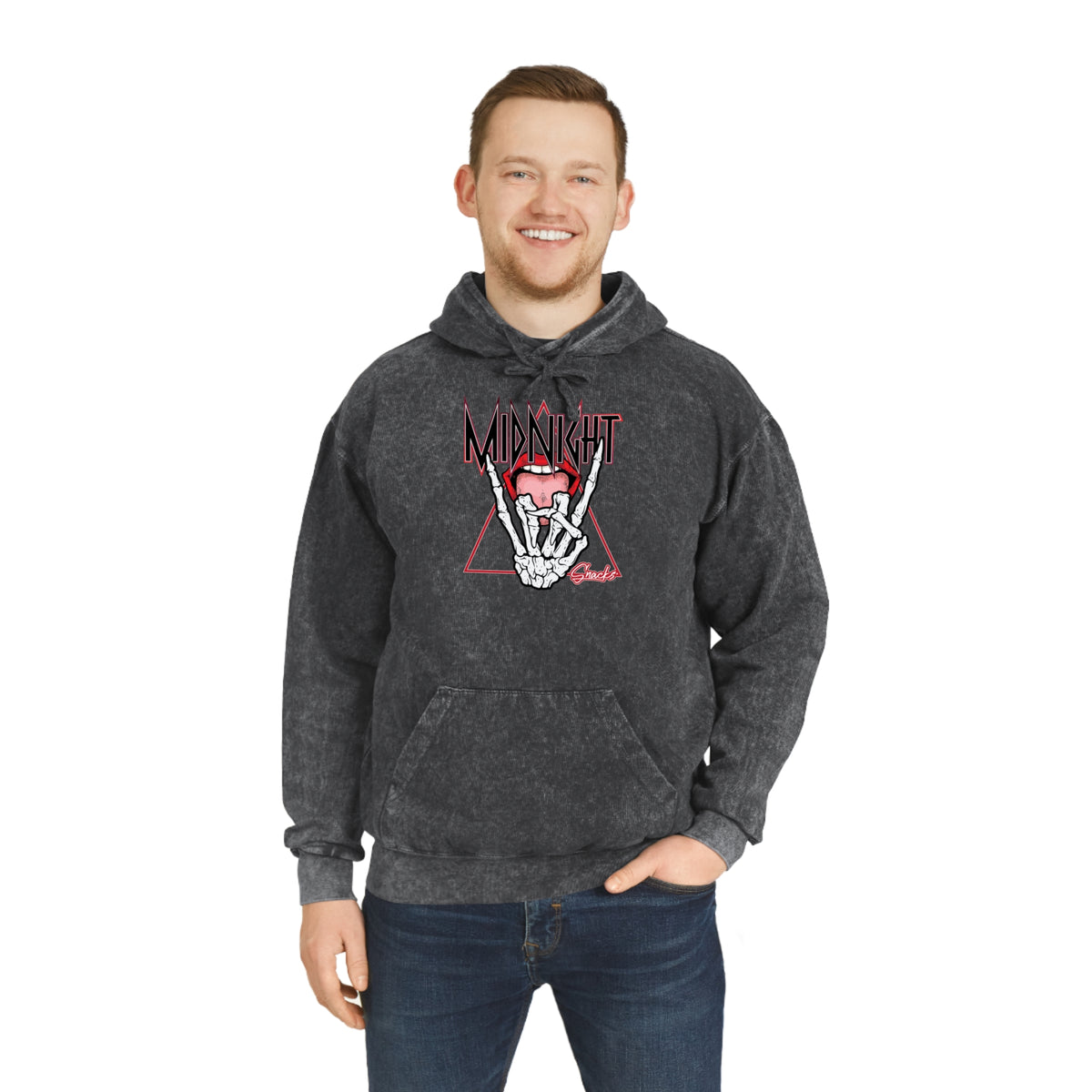 MIDNIGHT SNACKS UNISEX BAND HOODIE