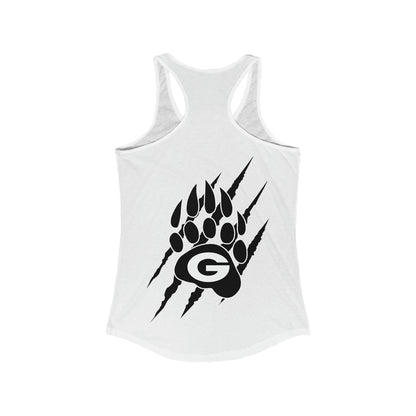 GRIZZLIES BLACKOUT IDEAL WOMENS RACERBACK TANK