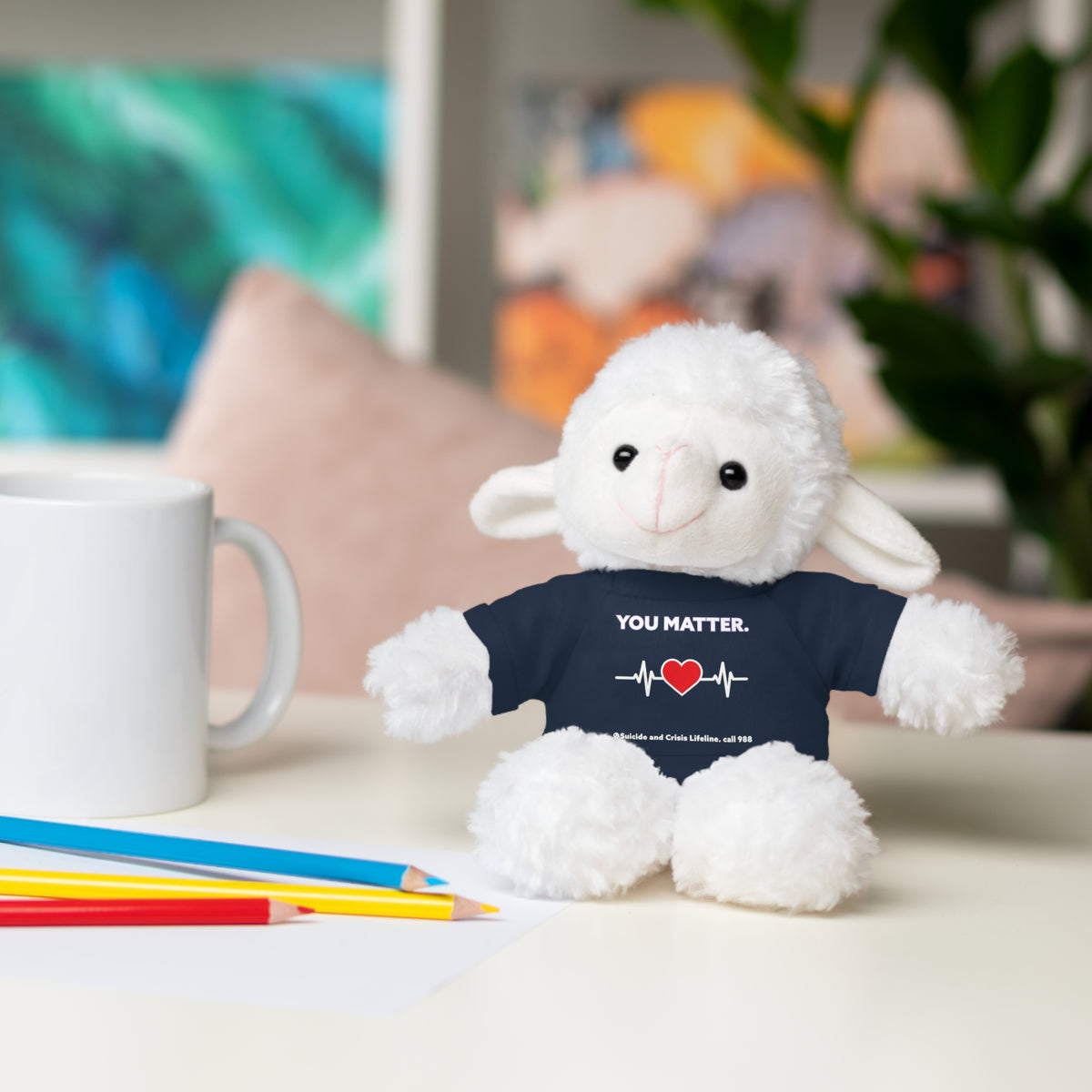 YOU MATTER. STUFFED ANIMALS WITH T-SHIRT