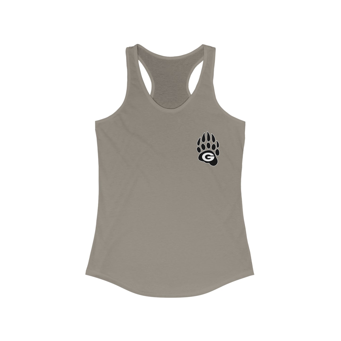 GRIZZLIES BLACKOUT IDEAL WOMENS RACERBACK TANK