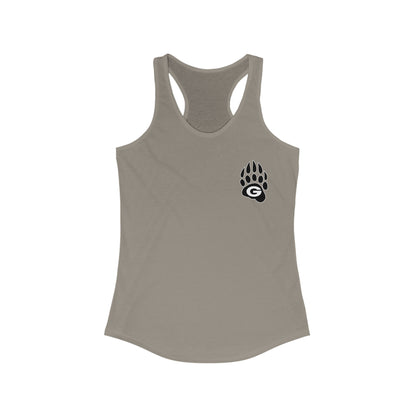 GRIZZLIES BLACKOUT IDEAL WOMENS RACERBACK TANK