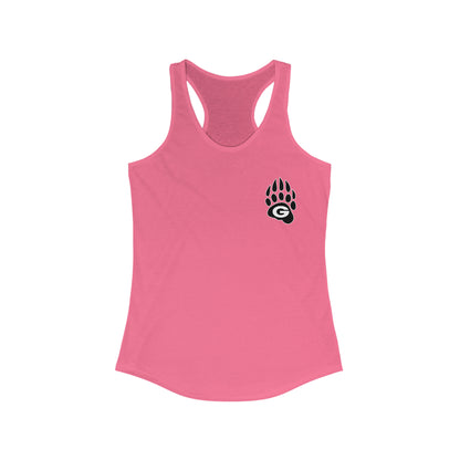 GRIZZLIES BLACKOUT IDEAL WOMENS RACERBACK TANK