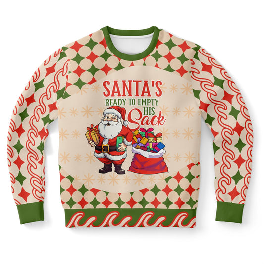 Santa’s Ready to Empty His Sack Christmas Sweatshirt