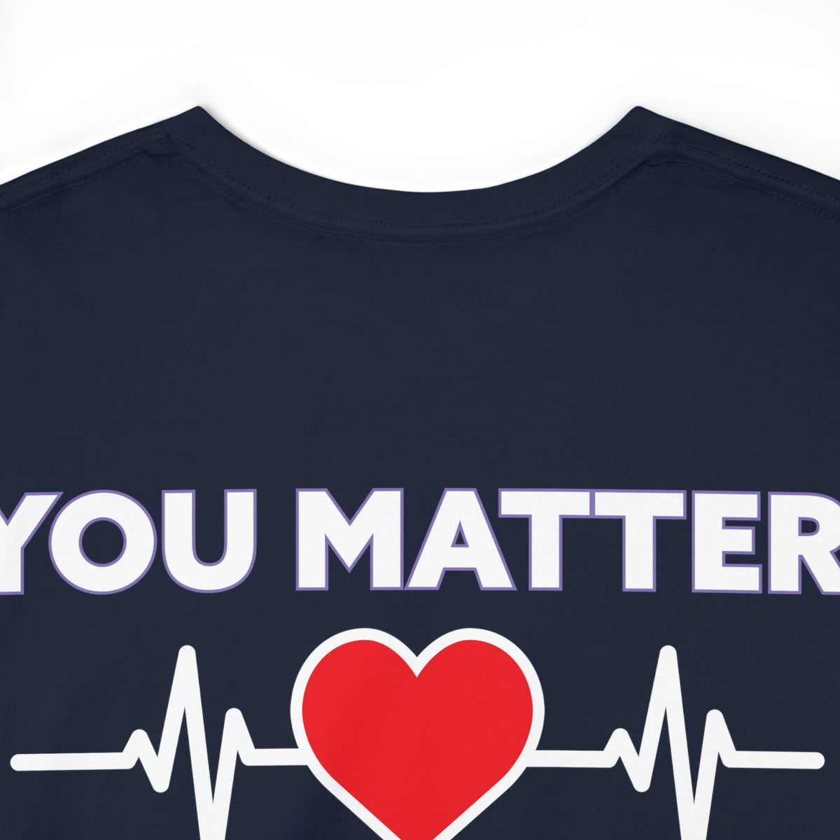 YOU MATTER NAVY TEE SHIRT