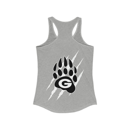 GRIZZLIES BLACKOUT IDEAL WOMENS RACERBACK TANK