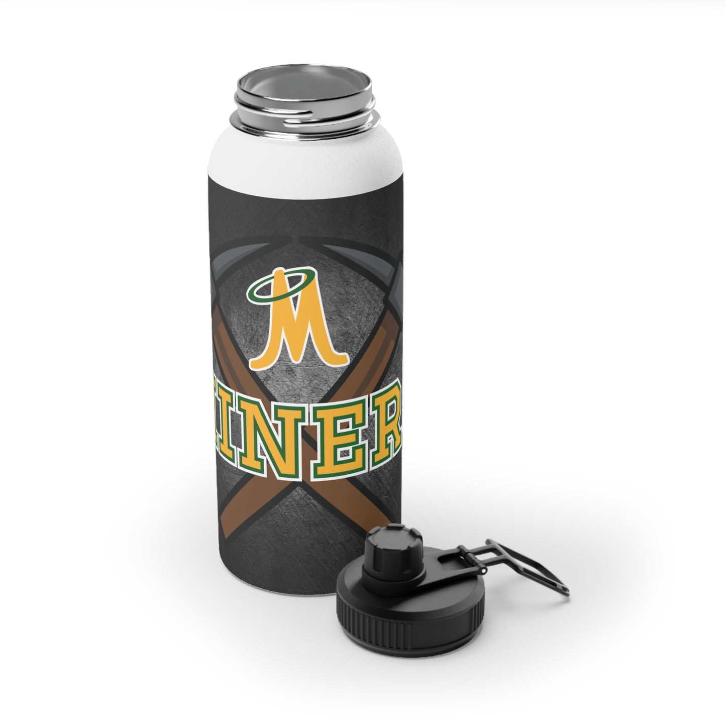 MINERS STAINLESS STEEL WATER BOTTLE