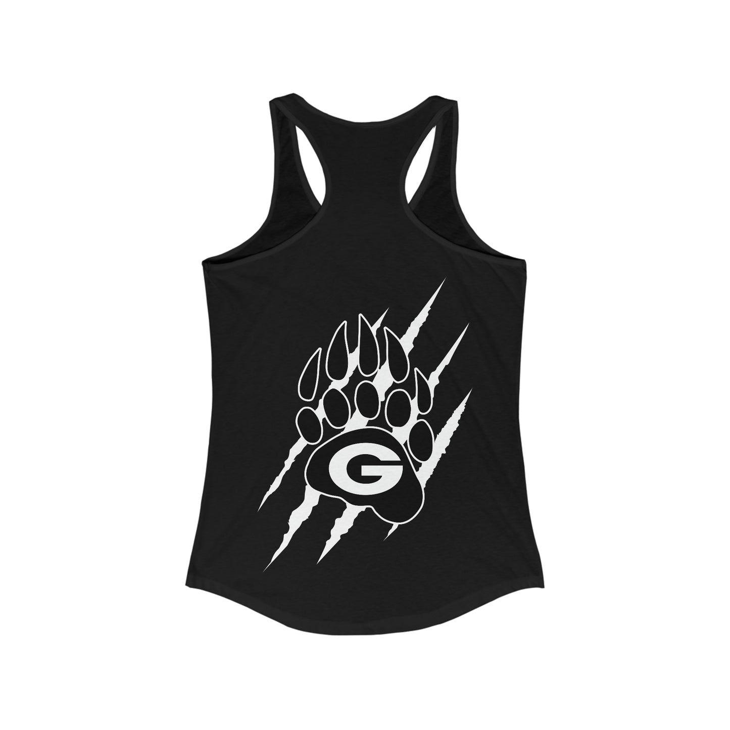 GRIZZLIES BLACKOUT IDEAL WOMENS RACERBACK TANK