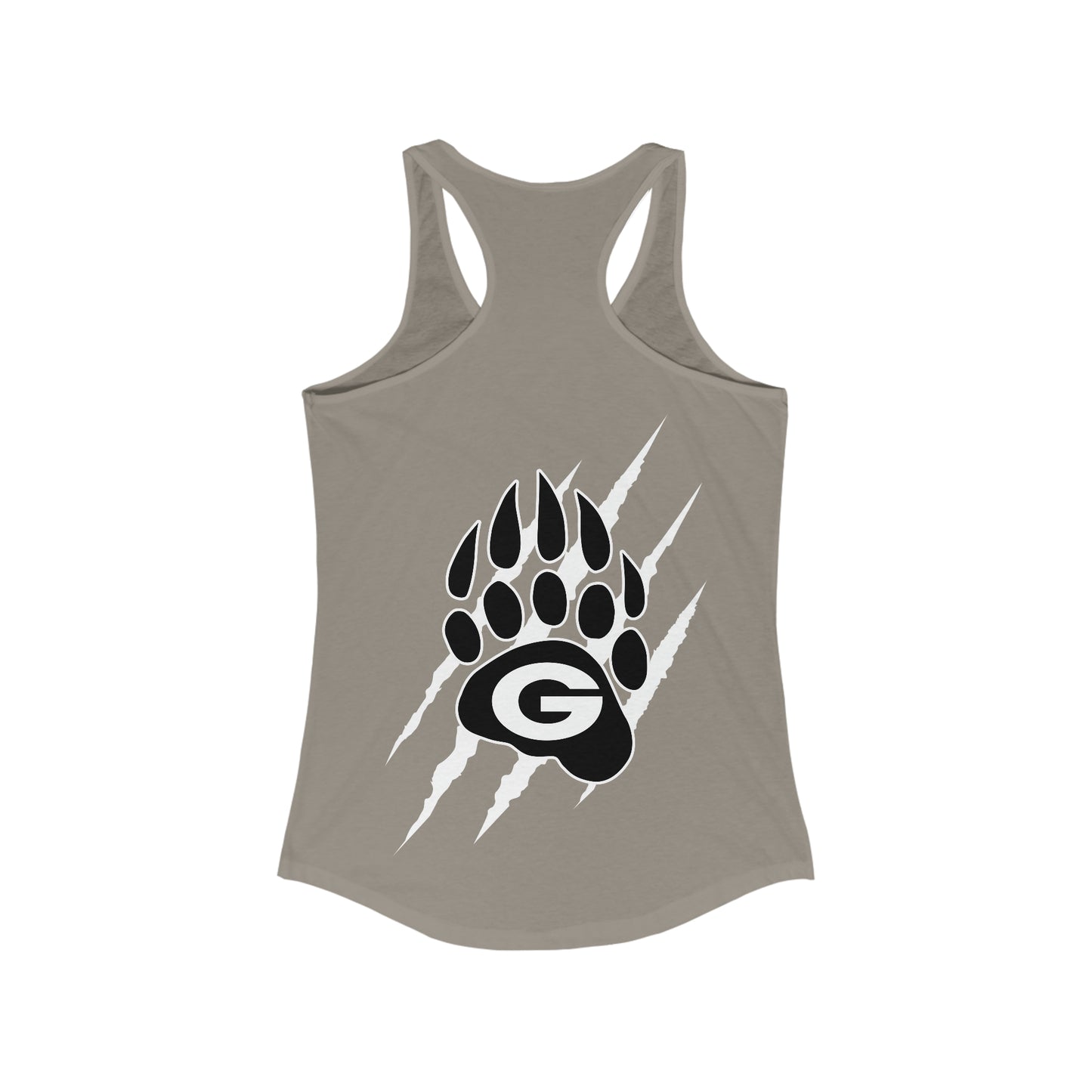 GRIZZLIES BLACKOUT IDEAL WOMENS RACERBACK TANK