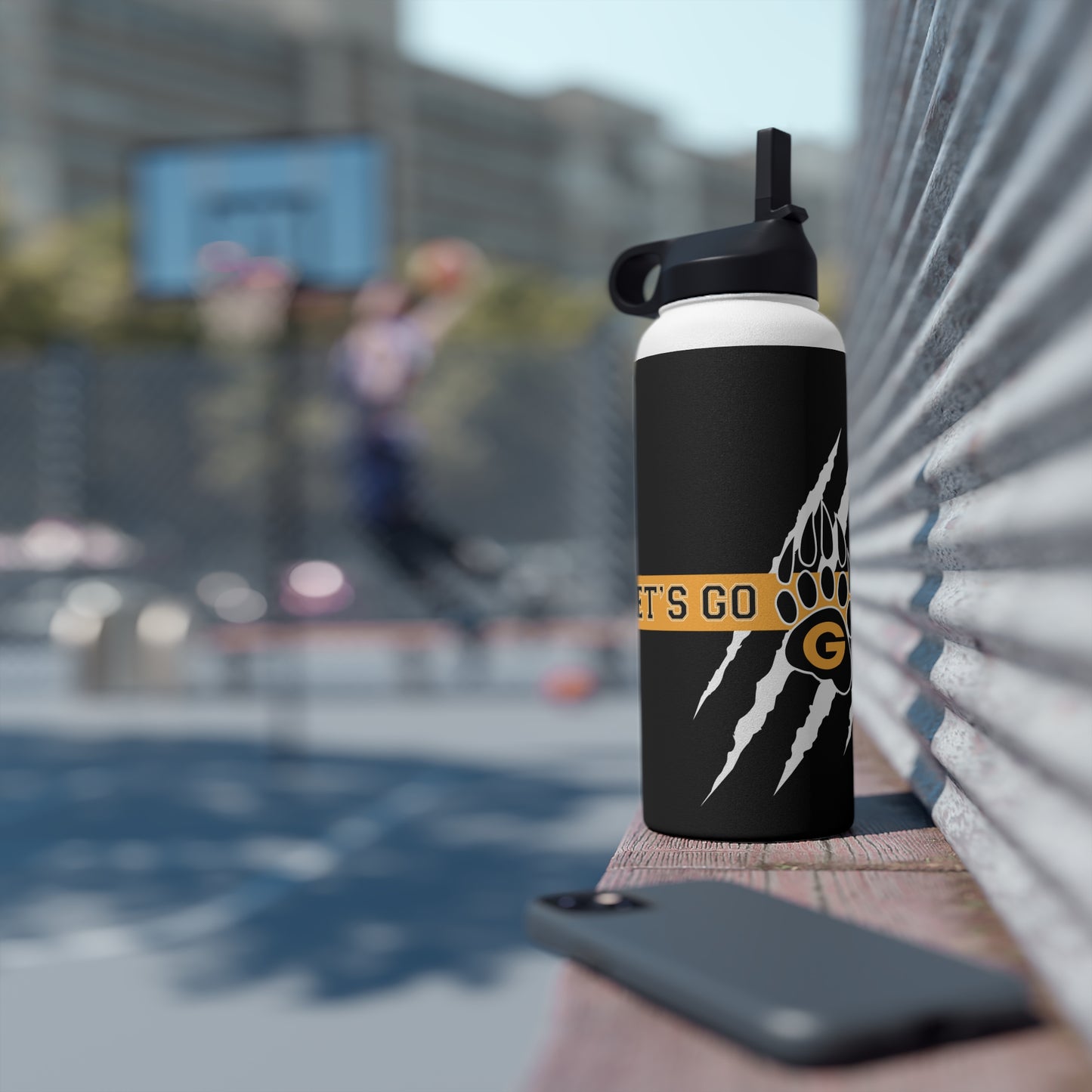 GRIZZLIES STAINLESS STEEL WATER BOTTLE