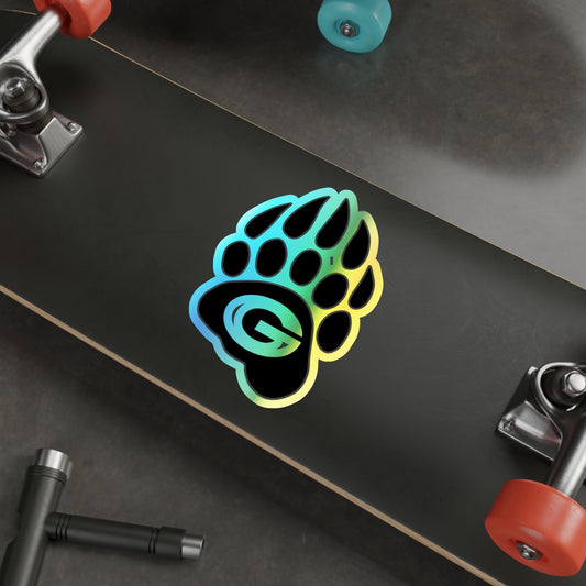 GRIZZLIES HOLOGRAPHIC VINYL DIE CUT STICKERS