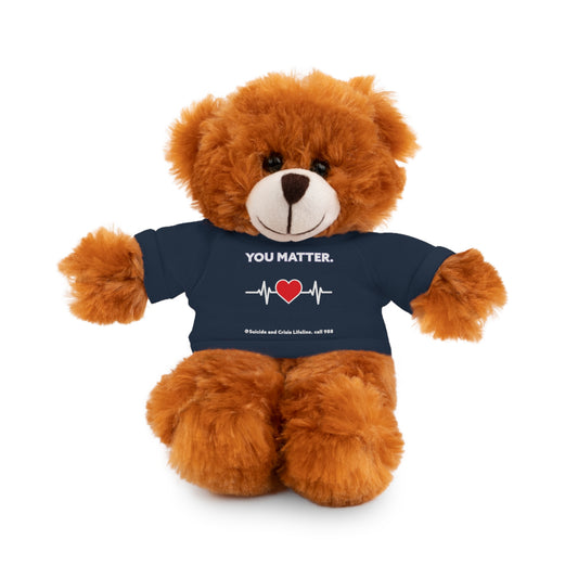 YOU MATTER. STUFFED ANIMALS WITH T-SHIRT