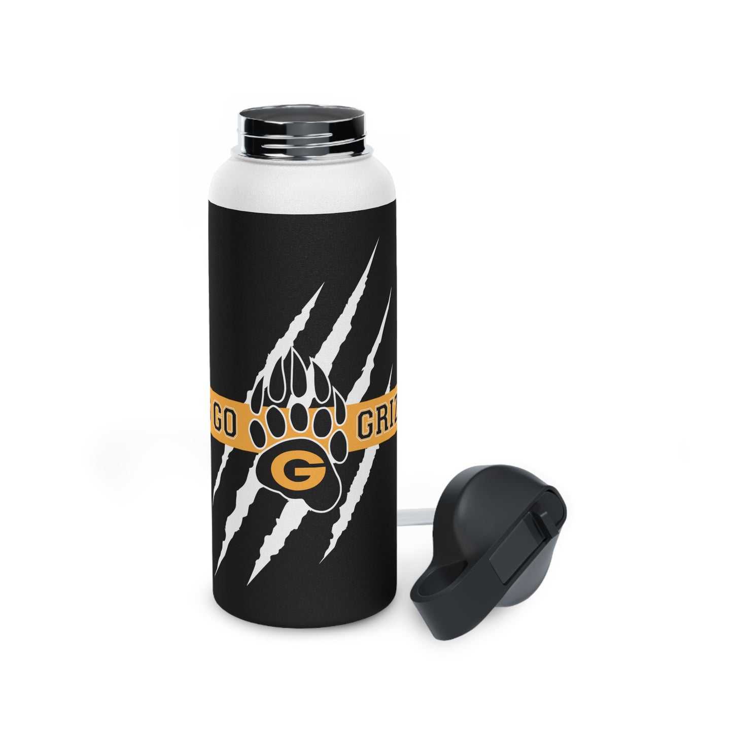 GRIZZLIES STAINLESS STEEL WATER BOTTLE