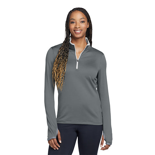AGA WOMENS NIKE DRI-FIT 1/2 ZIP COVER UP