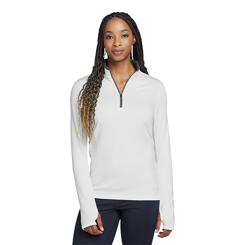 AGA WOMENS NIKE DRI-FIT 1/2 ZIP COVER UP