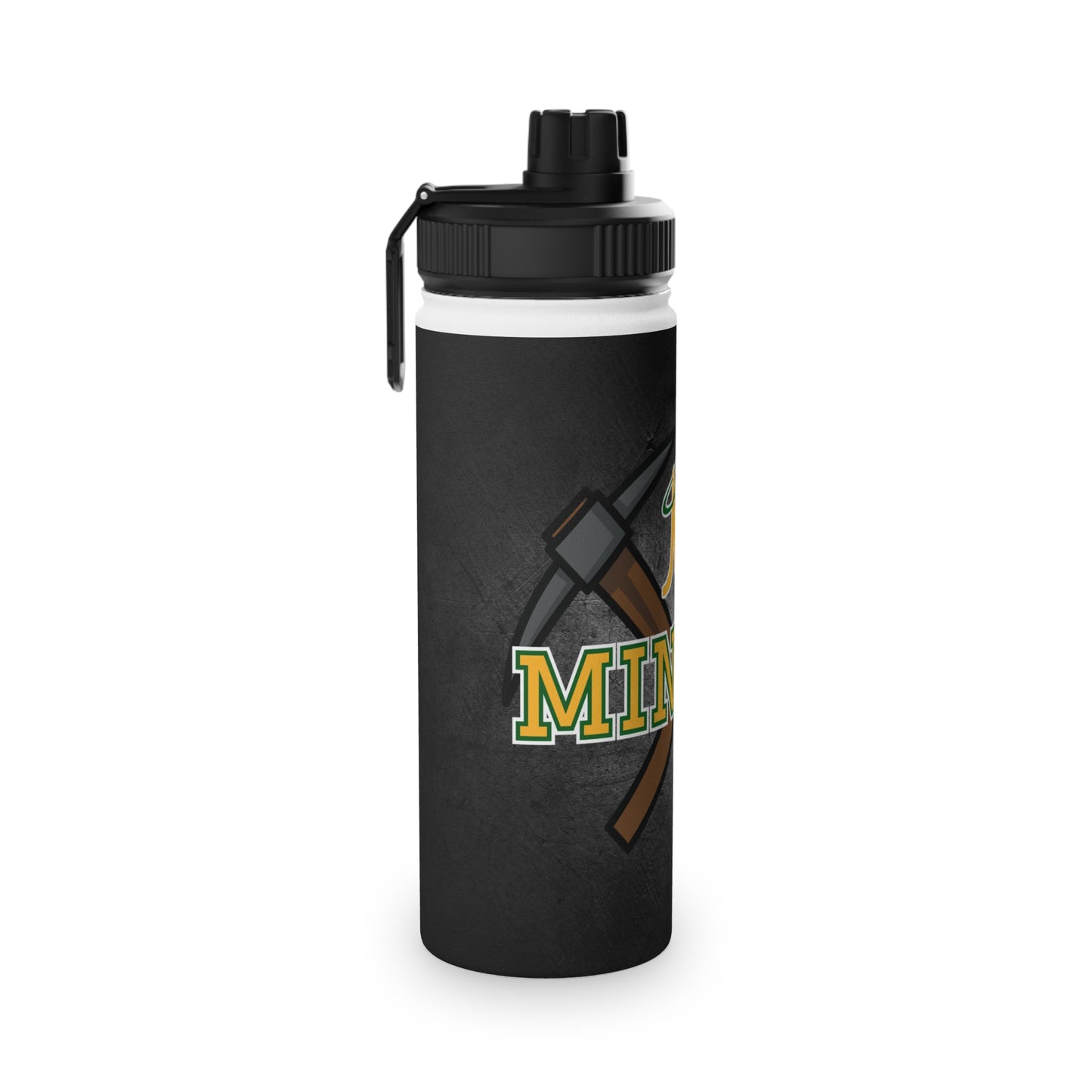 MINERS STAINLESS STEEL WATER BOTTLE