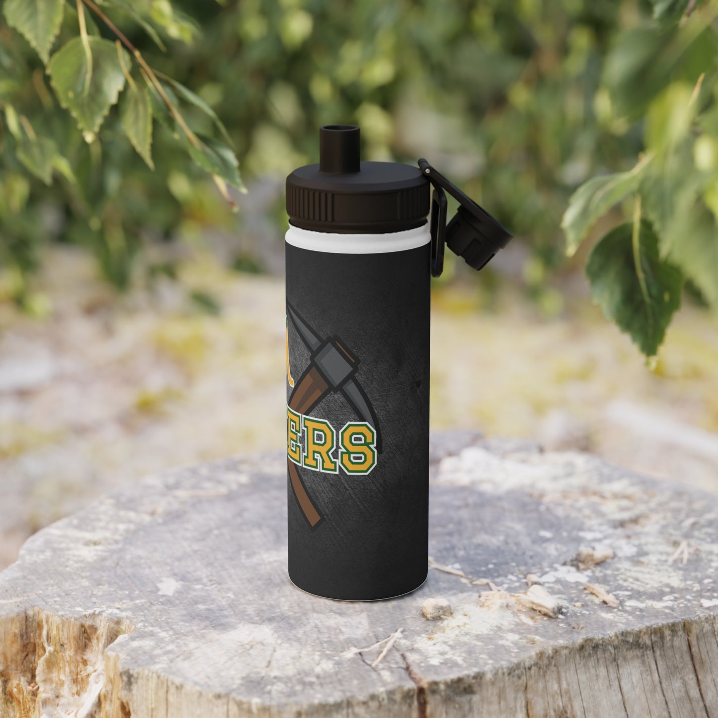 MINERS STAINLESS STEEL WATER BOTTLE