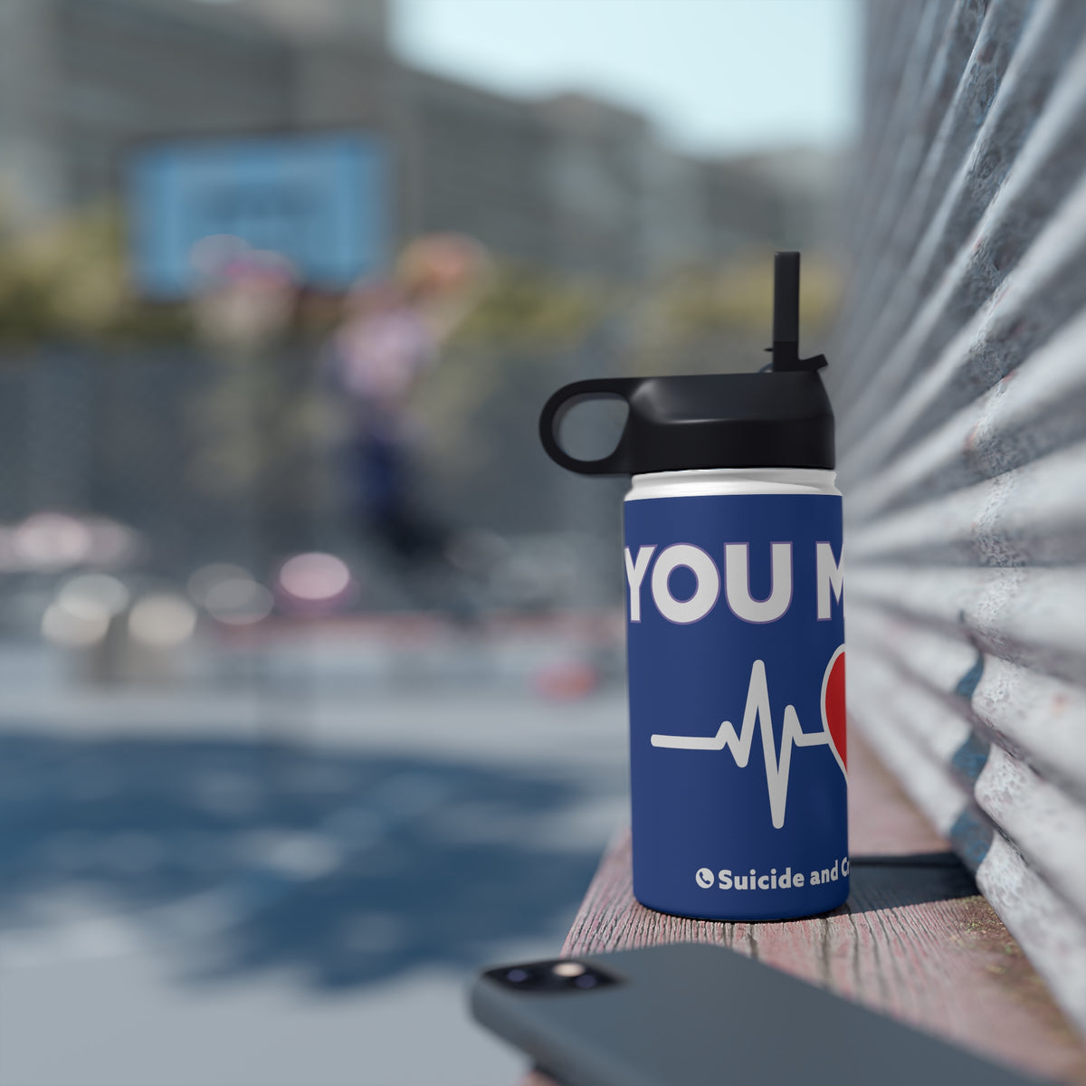 YOU MATTER. STAINLESS STEEL WATER BOTTLE