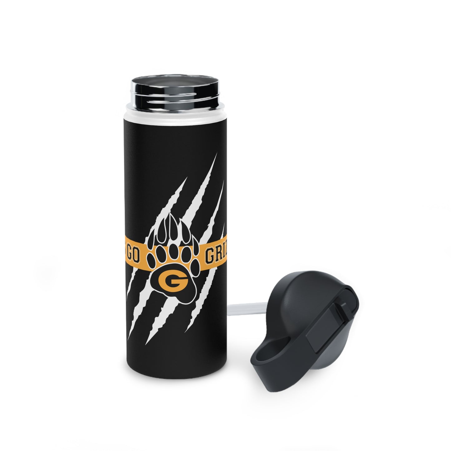 GRIZZLIES STAINLESS STEEL WATER BOTTLE