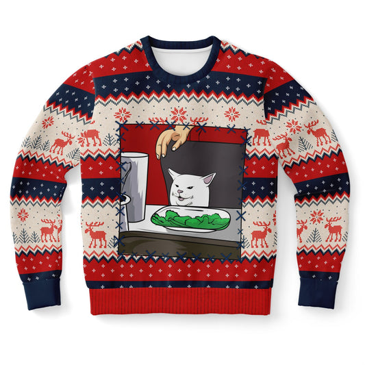 Woman Yells At Cat - Part 2 Christmas Sweatshirt