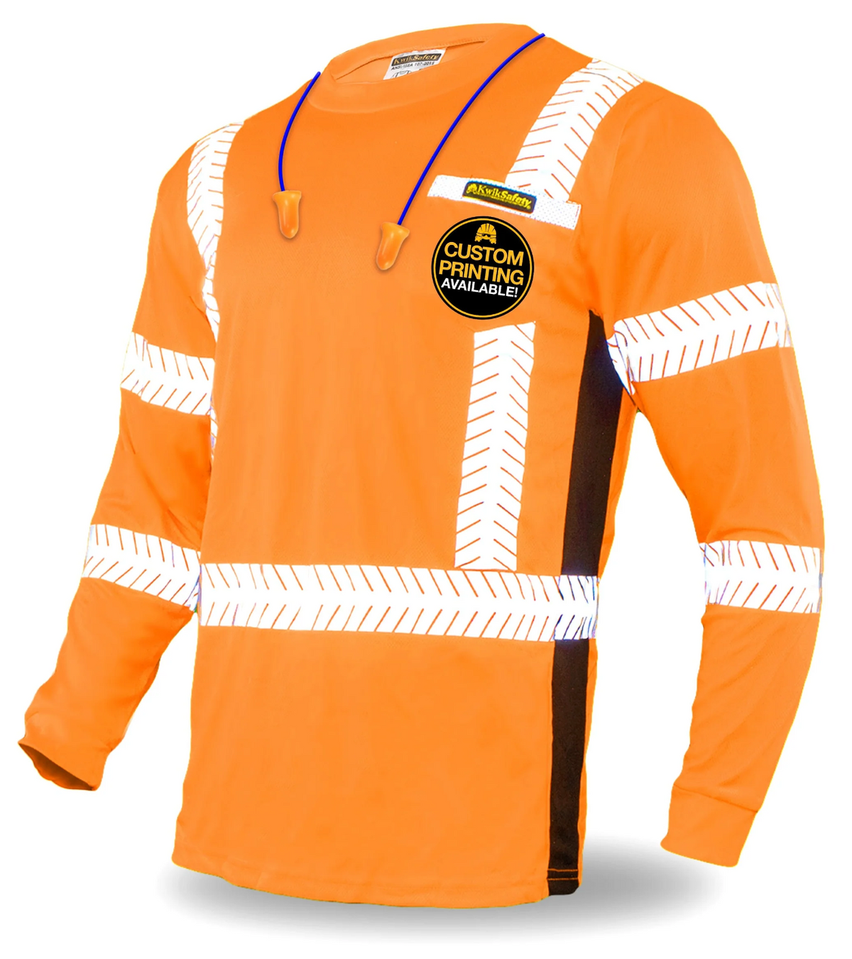 AGA HI VIS SAFETY LONG SLEEVE MENS SHIRT - RENAISSANCE