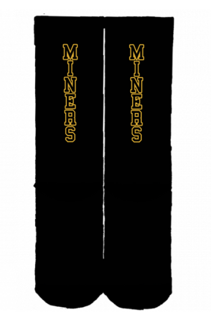 MINERS ATHLETIC FOOTBALL KNEE HIGH SOCKS