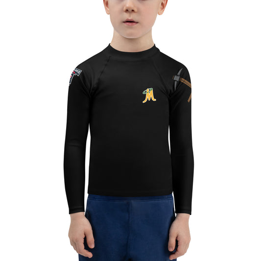 CUSTOM MINERS SUBLIMATED KIDS RASH GUARD