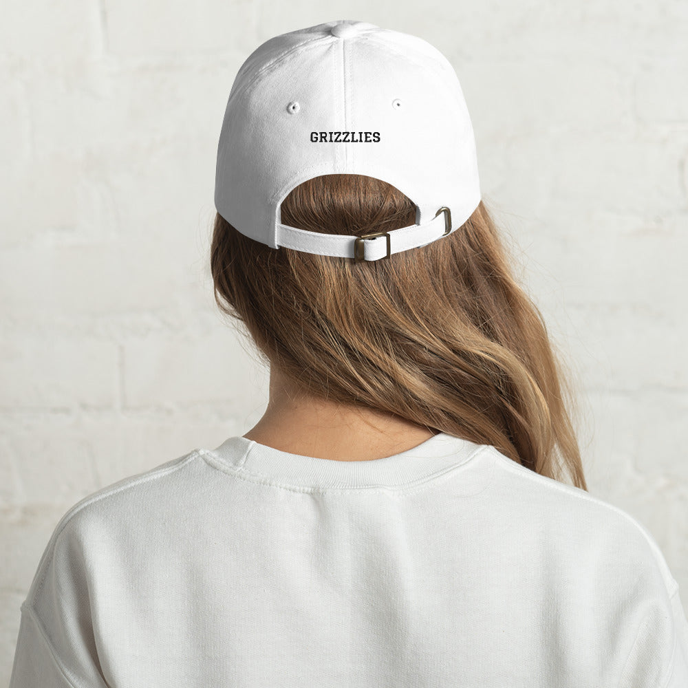 GRIZZLIES BLACKOUT DAD HAT