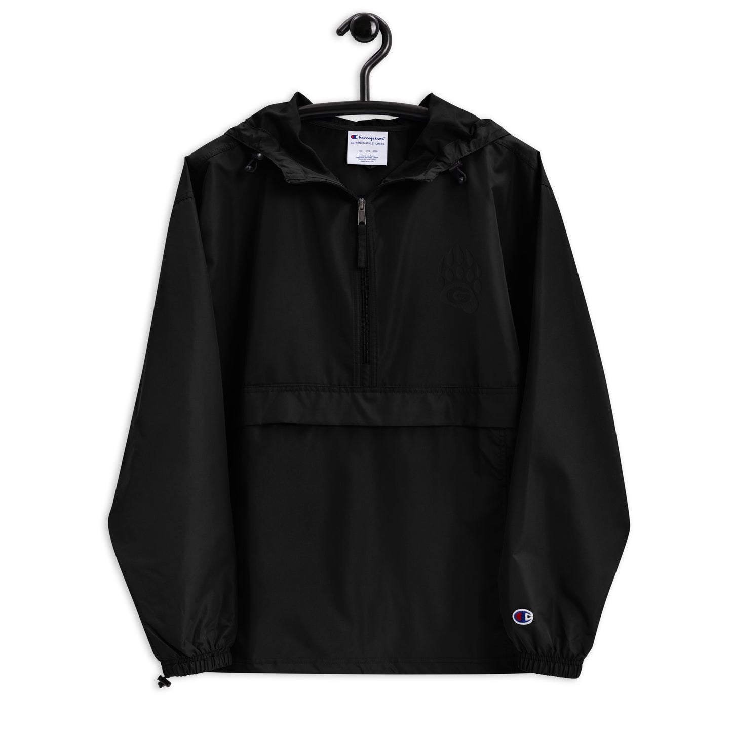 GRIZZLIES BLACKOUT CHAMPION WINDBREAKER JACKET