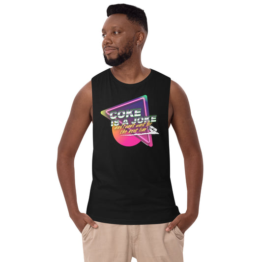 Team PP Coke is a Joke Men’s Drop Arm Tank Top
