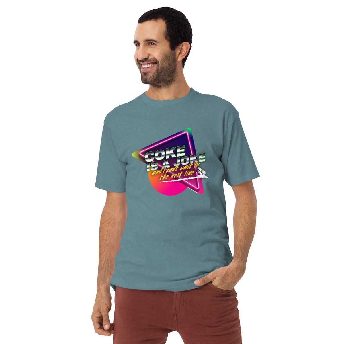 Team PP Coke is a Joke Men’s Premium Heavyweight Tee