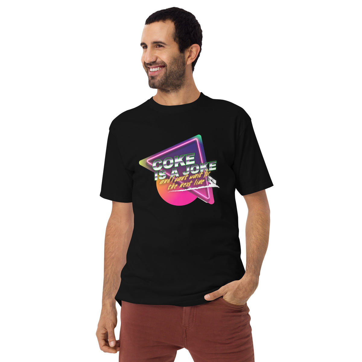 Team PP Coke is a Joke Men’s Premium Heavyweight Tee