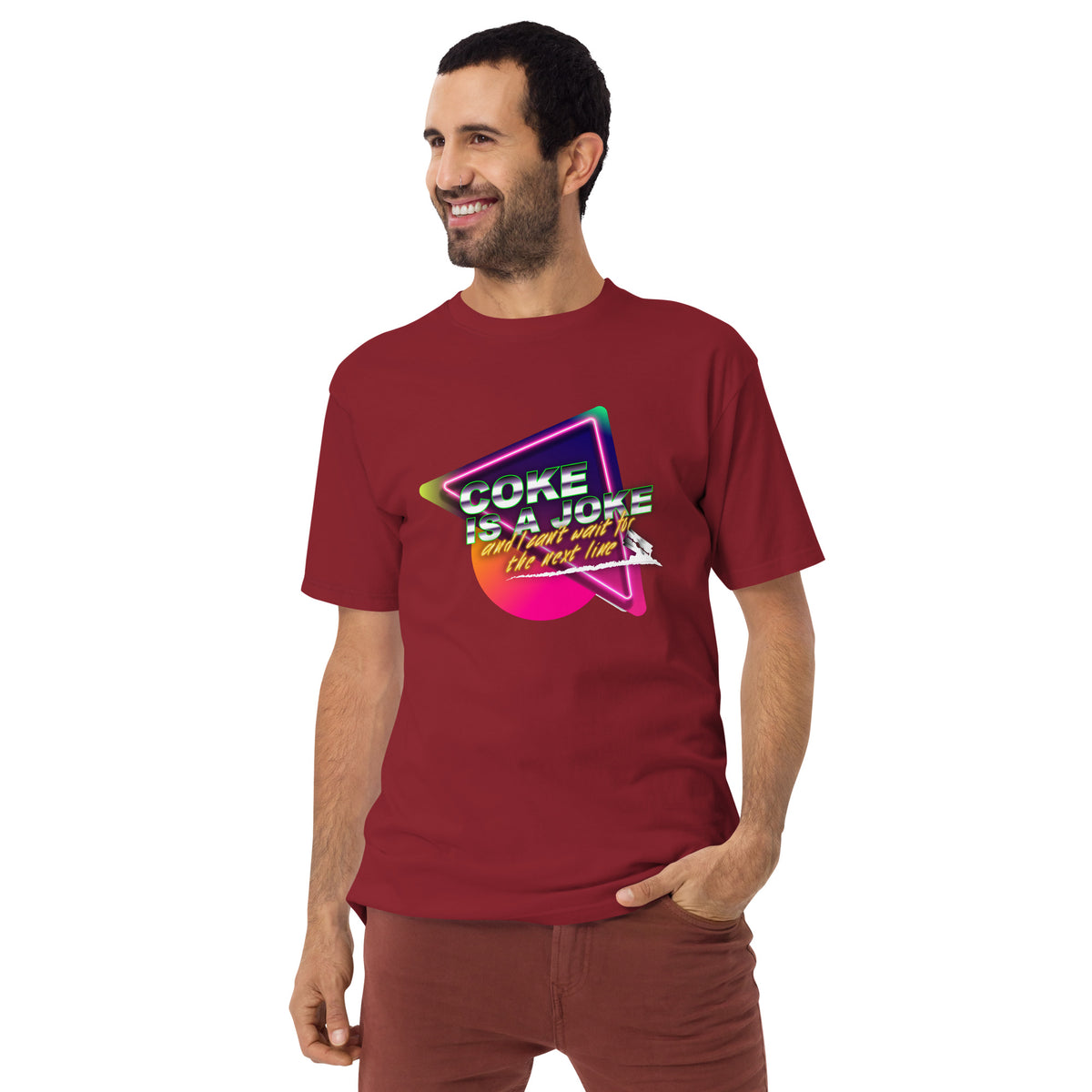 Team PP Coke is a Joke Men’s Premium Heavyweight Tee