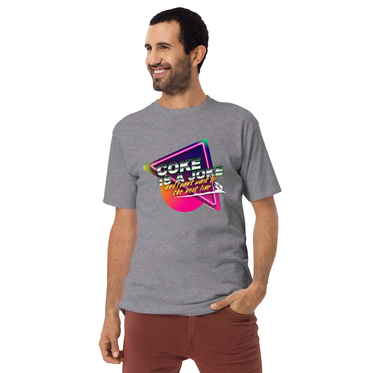 Team PP Coke is a Joke Men’s Premium Heavyweight Tee